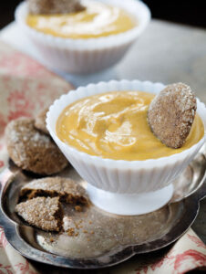 Pumpkin Pudding Recipe with Molasses Cookies Recipe Image